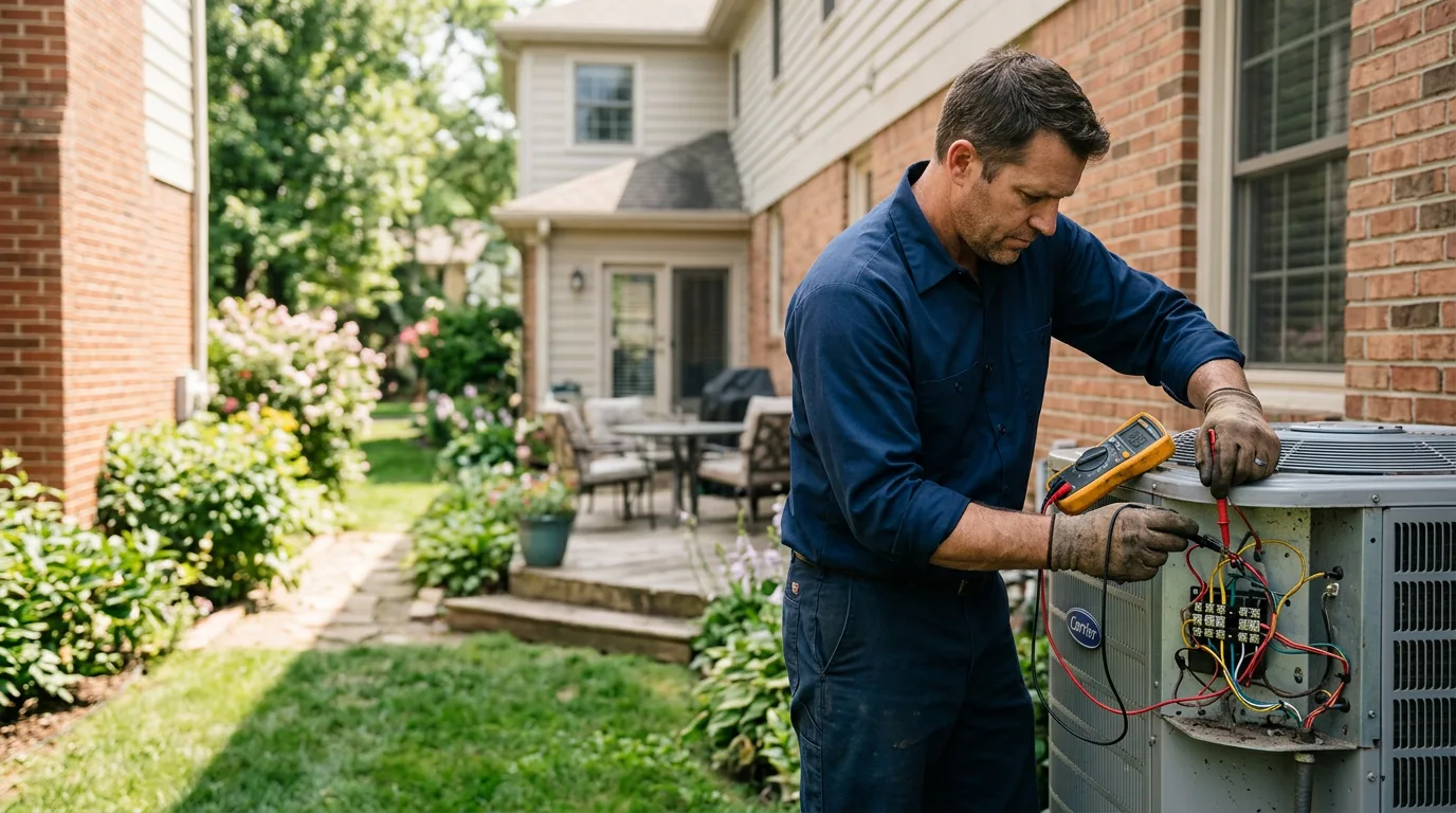HVAC technician working near Connell, WA